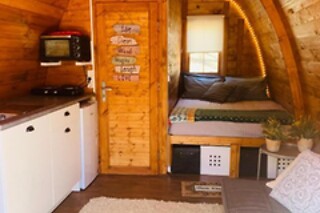 Uma noite em Bungalow POD para 2 adultos e 2 crianças em Gallas Pod House em Vouzela (Viseu)