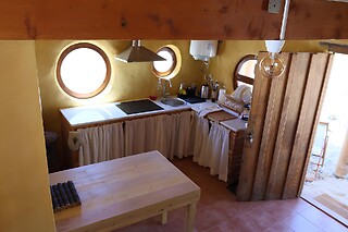 Uma noite em Eco-Villa com pequeno-almoço para 5 em Eco-Hostel Quinta das Relvas em Branca (Aveiro)