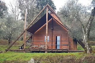 Uma noite em Cabana com pequeno-almoço para 2 em Quinta do Ragal em Fundão (Castelo Branco)