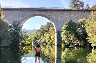 Passeio de stand up paddle pelo rio Paiva para 1 com a Supbuddypt em Souselo (Viseu)