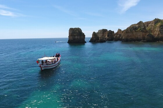 Passeio de barco às grutas da Ponta da Piedade para 2 com a Boatrips | Lagos (Faro)