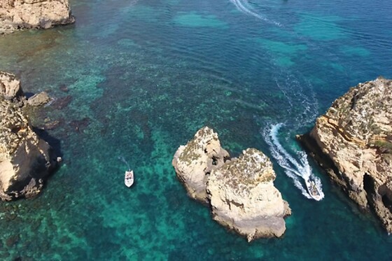 Passeio de barco às grutas da Ponta da Piedade para 2 com a Boatrips | Lagos (Faro)