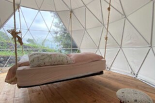 Uma noite em bubble com pequeno-almoço para 2 em Quinta do Abacate Glamping Park em Angra do Heroísmo (Açores)