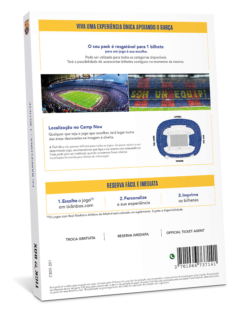 FC Barcelona - 1 bilhete