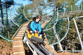 Dia de aventura a 2: paintball, fantasticable, salto negativo | Pena Aventura Park (Vila Real)