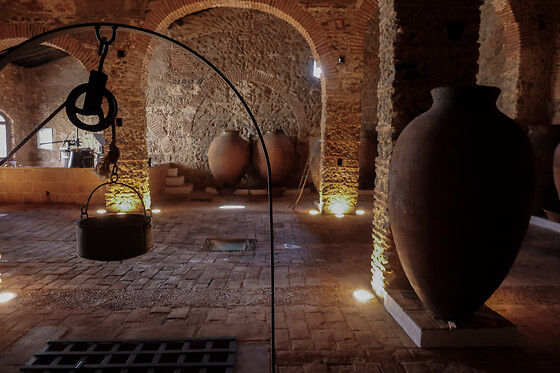 Uma prova do aparadinho para 2 em Cella Vinaria Antiqua by Honrado Vineyards em Vidigueira (Beja)