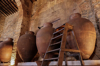 Uma prova do aparadinho para 2 em Cella Vinaria Antiqua by Honrado Vineyards em Vidigueira (Beja)