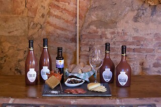 Uma prova do aparadinho para 2 em Cella Vinaria Antiqua by Honrado Vineyards em Vidigueira (Beja)