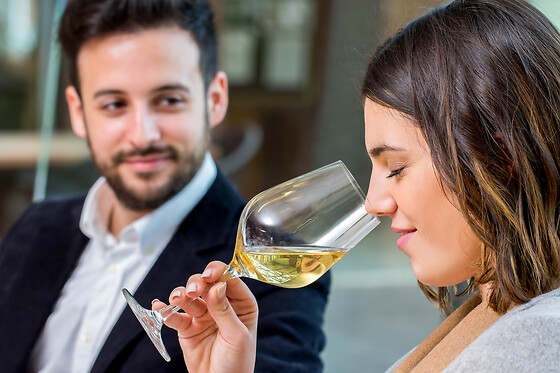 Uma prova do aparadinho para 2 em Cella Vinaria Antiqua by Honrado Vineyards em Vidigueira (Beja)