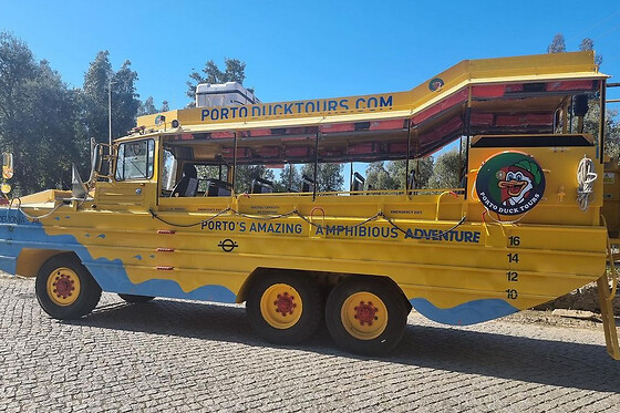 Um passeio turístico em anfíbio para 2 em Porto Duck Tours em Vila Nova de Gaia (Porto)