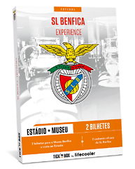 SL Benfica Experience - 2 bilhetes estádio + museu