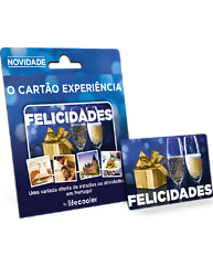 Cartão Experiência Felicidades