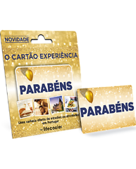 Cartão Experiência Parabéns