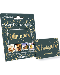 Cartão Experiência Obrigado