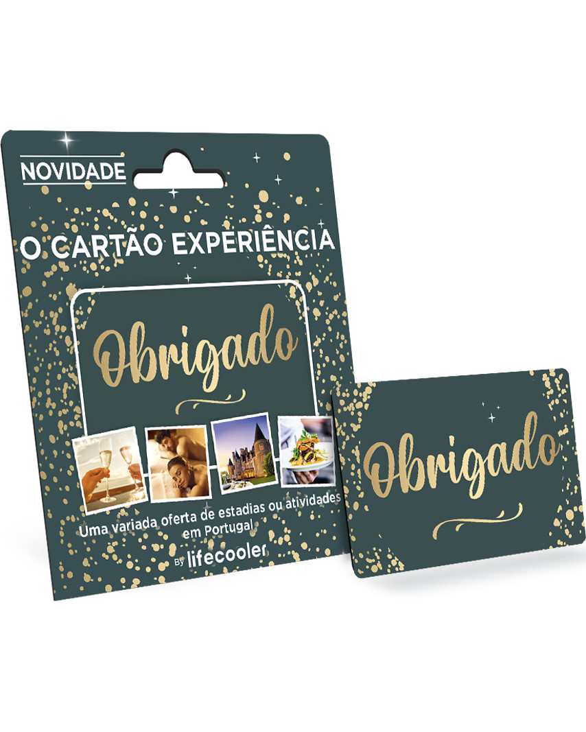 Cartão Experiência Obrigado