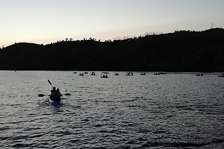 Canoagem noturna + Buffet de petiscos na Praia Fluvial do Alamal | Para 4 - 4h | GaviAdventure